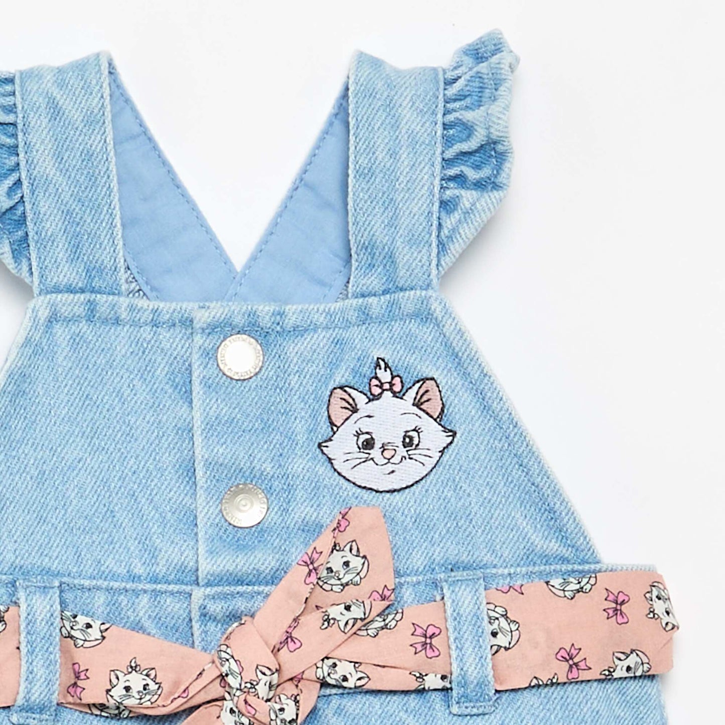 Robe sans manches en denim BLEU
