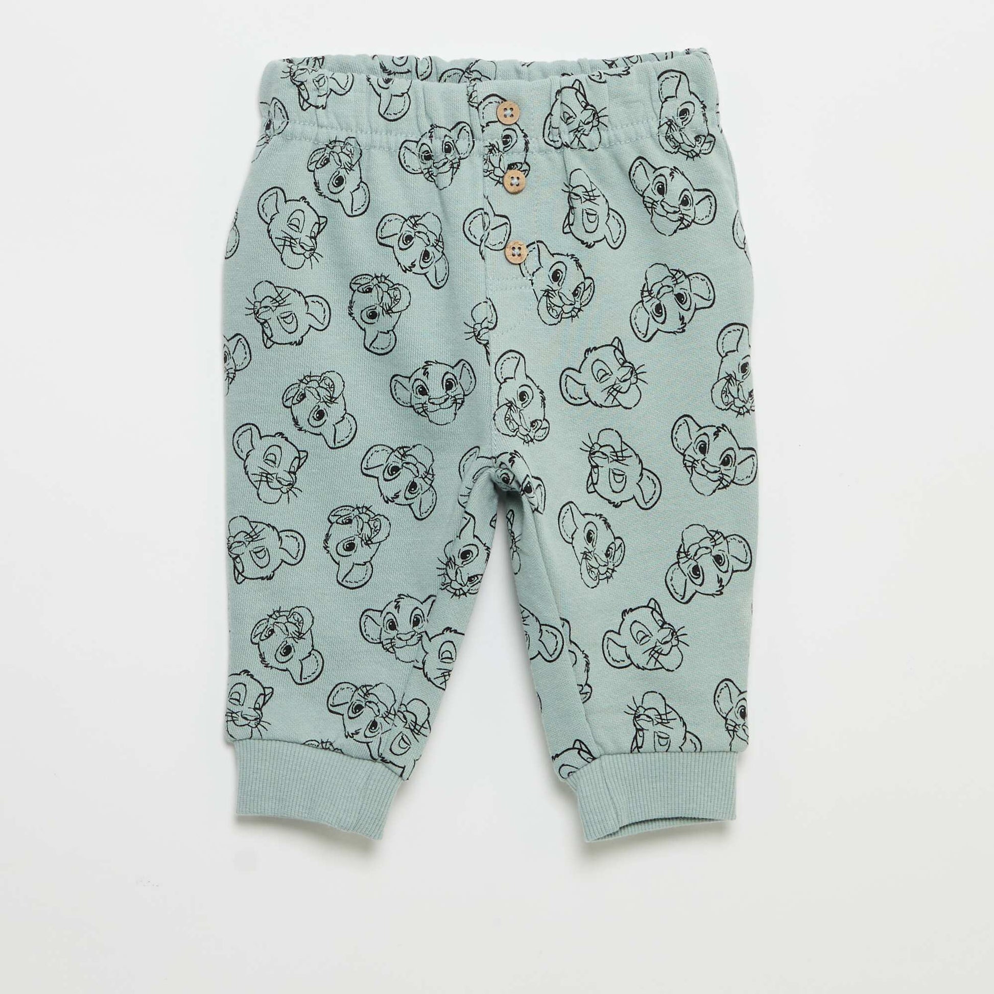 Ensemble 3 pièces 'Disney' -  Sweat + pantalon + T-shirt manches longues VERT