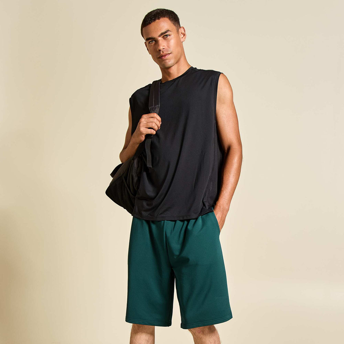 Short de sport VERT