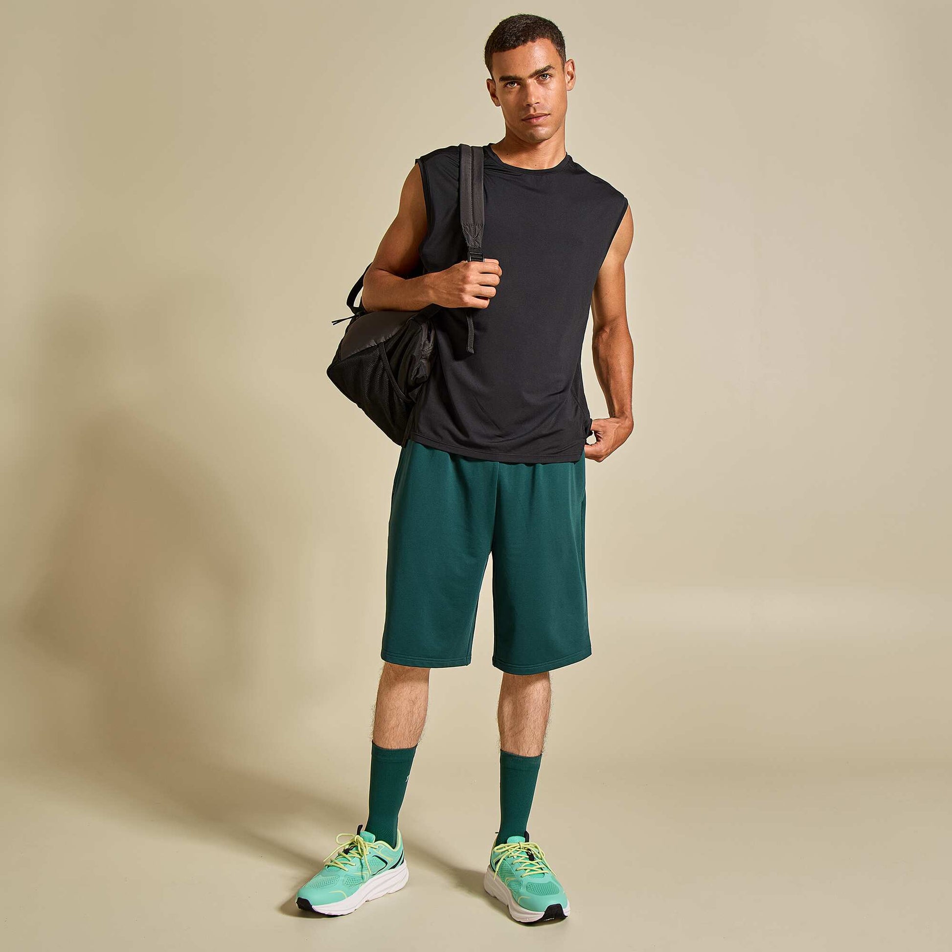 Short de sport VERT