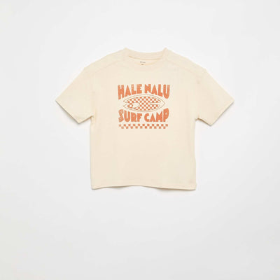 Tee-shirt oversize imprimé BLANC