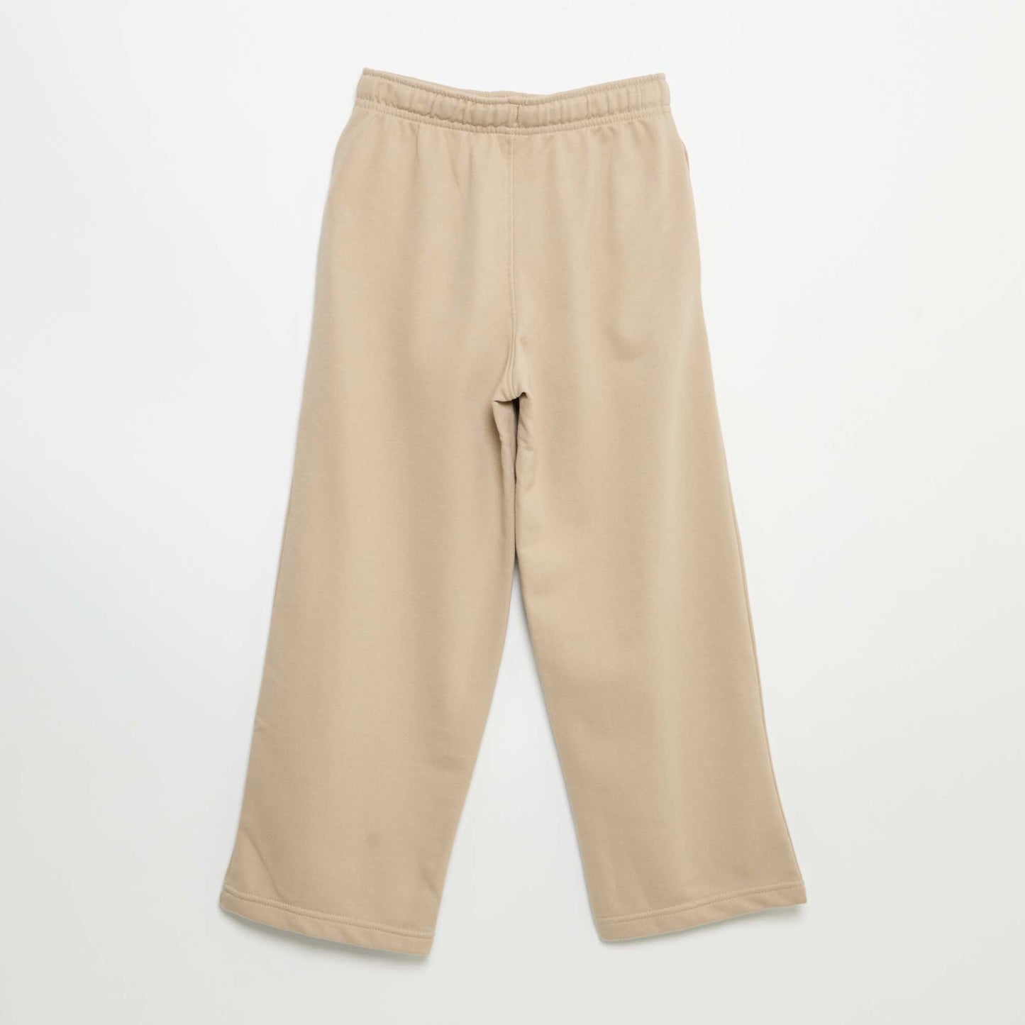 Pantalon de jogging uni en French Terry BEIGE