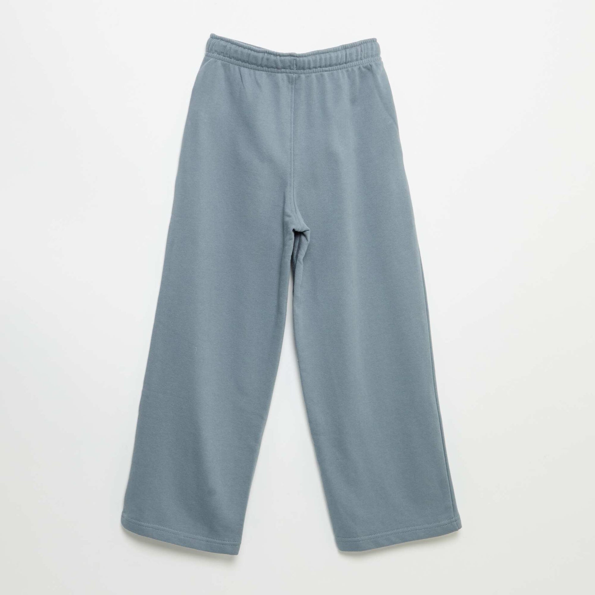 Pantalon de jogging uni en French Terry BLEU