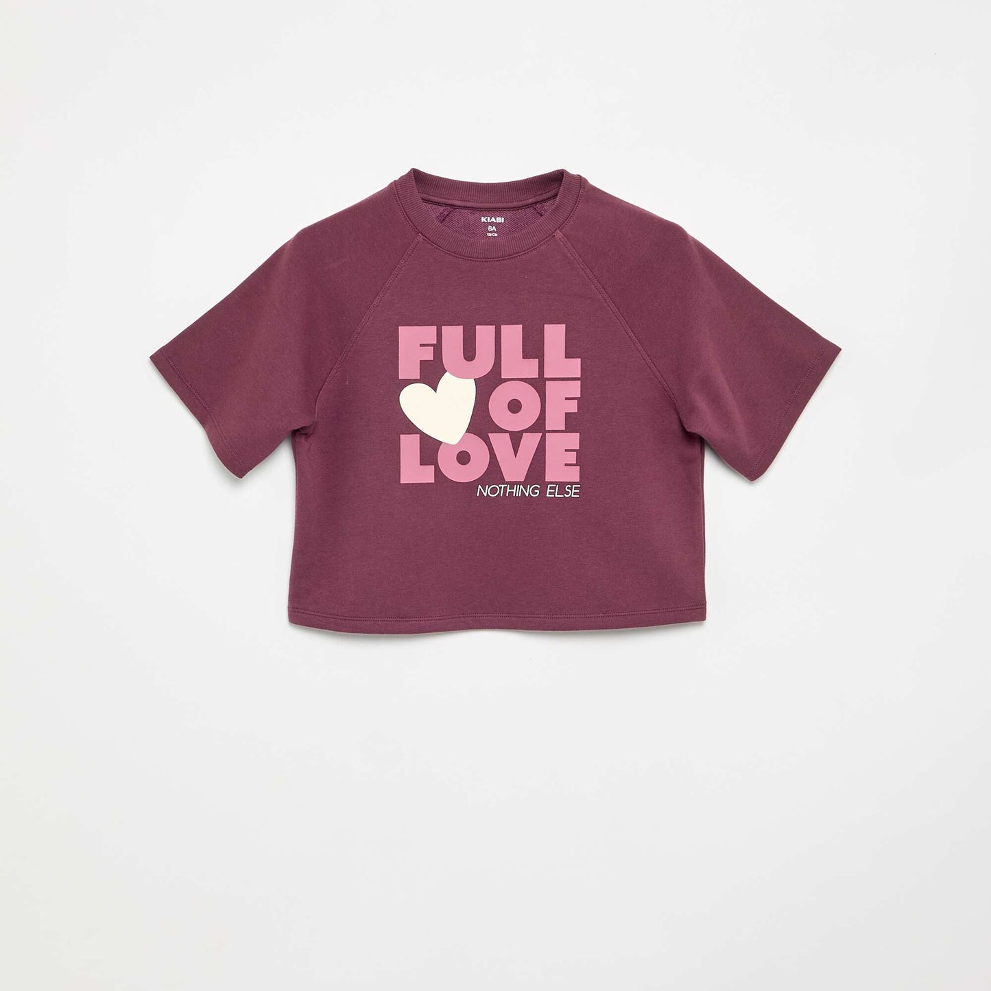 T-shirt coupe loose à manches courtes VIOLET