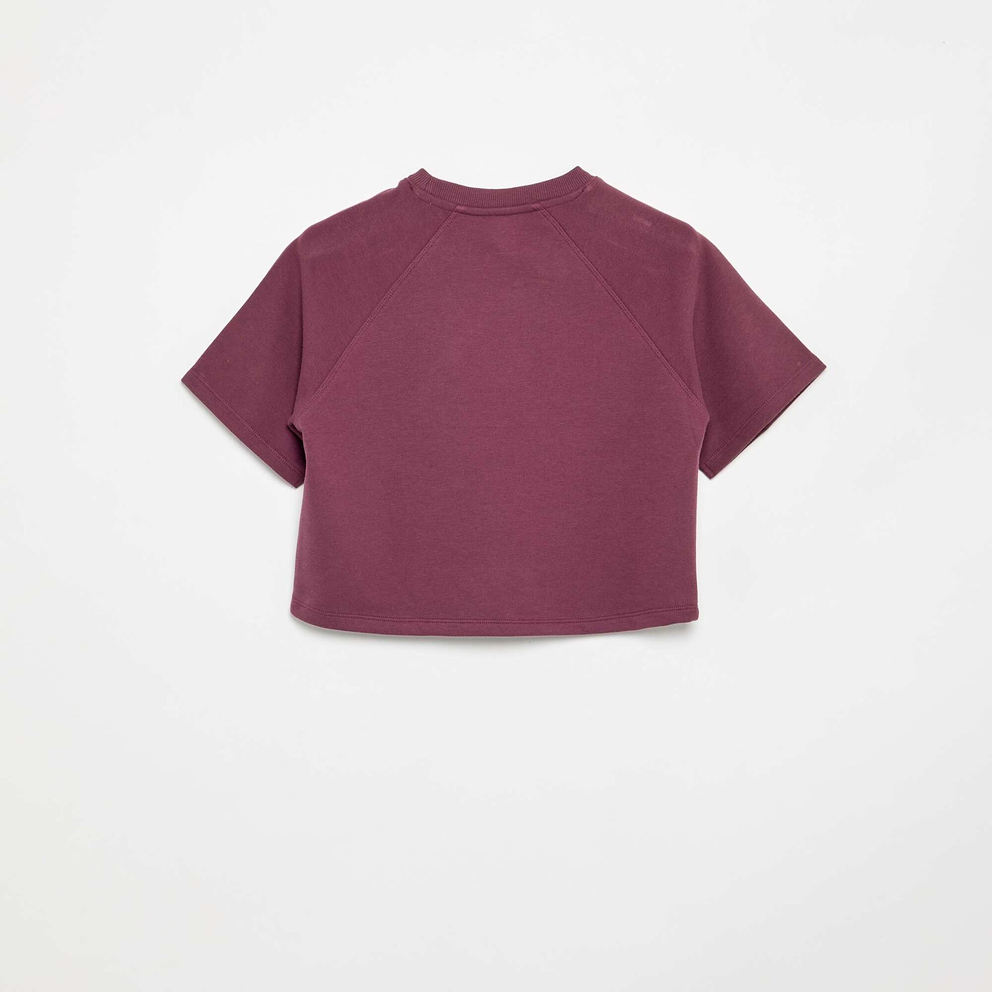 T-shirt coupe loose à manches courtes VIOLET