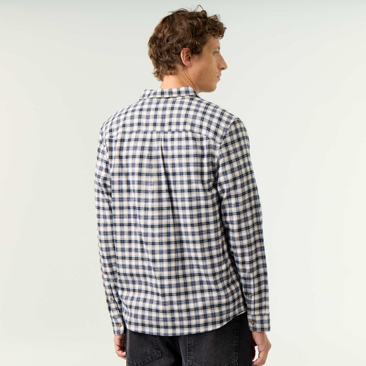 Chemise à carreaux BLEU