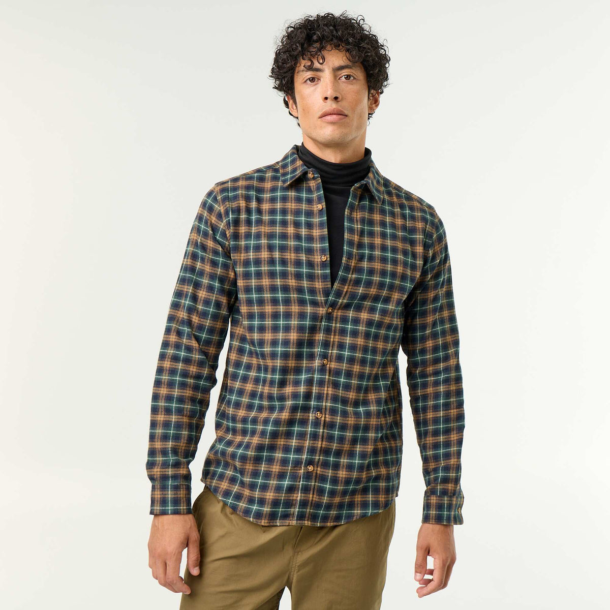 Chemise à carreaux VERT