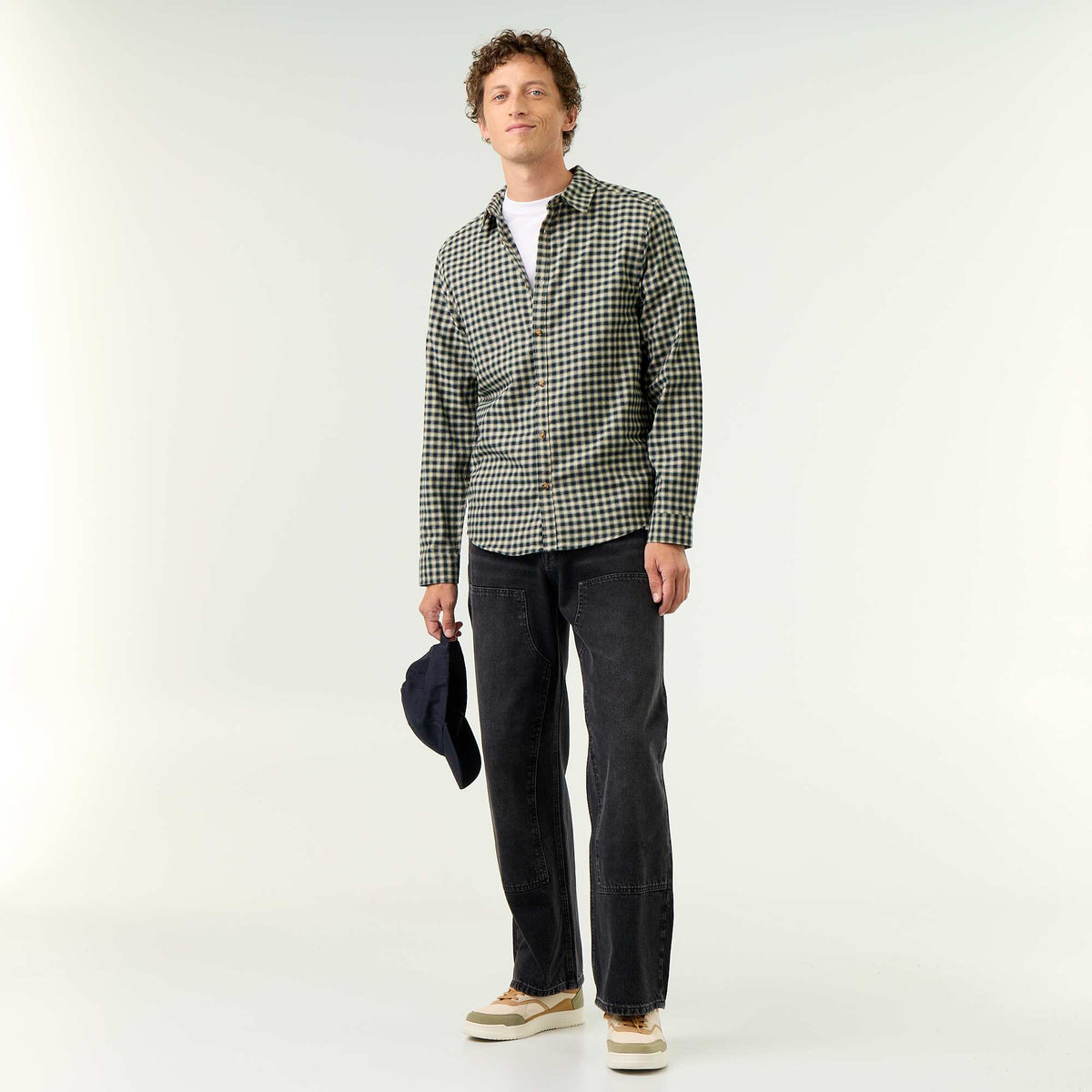 Chemise à carreaux VERT
