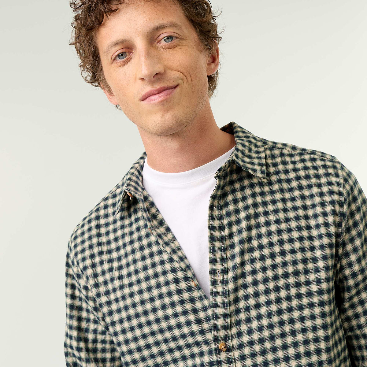 Chemise à carreaux VERT