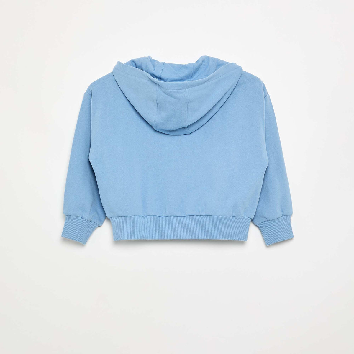 Sweat zippé à capuche BLEU