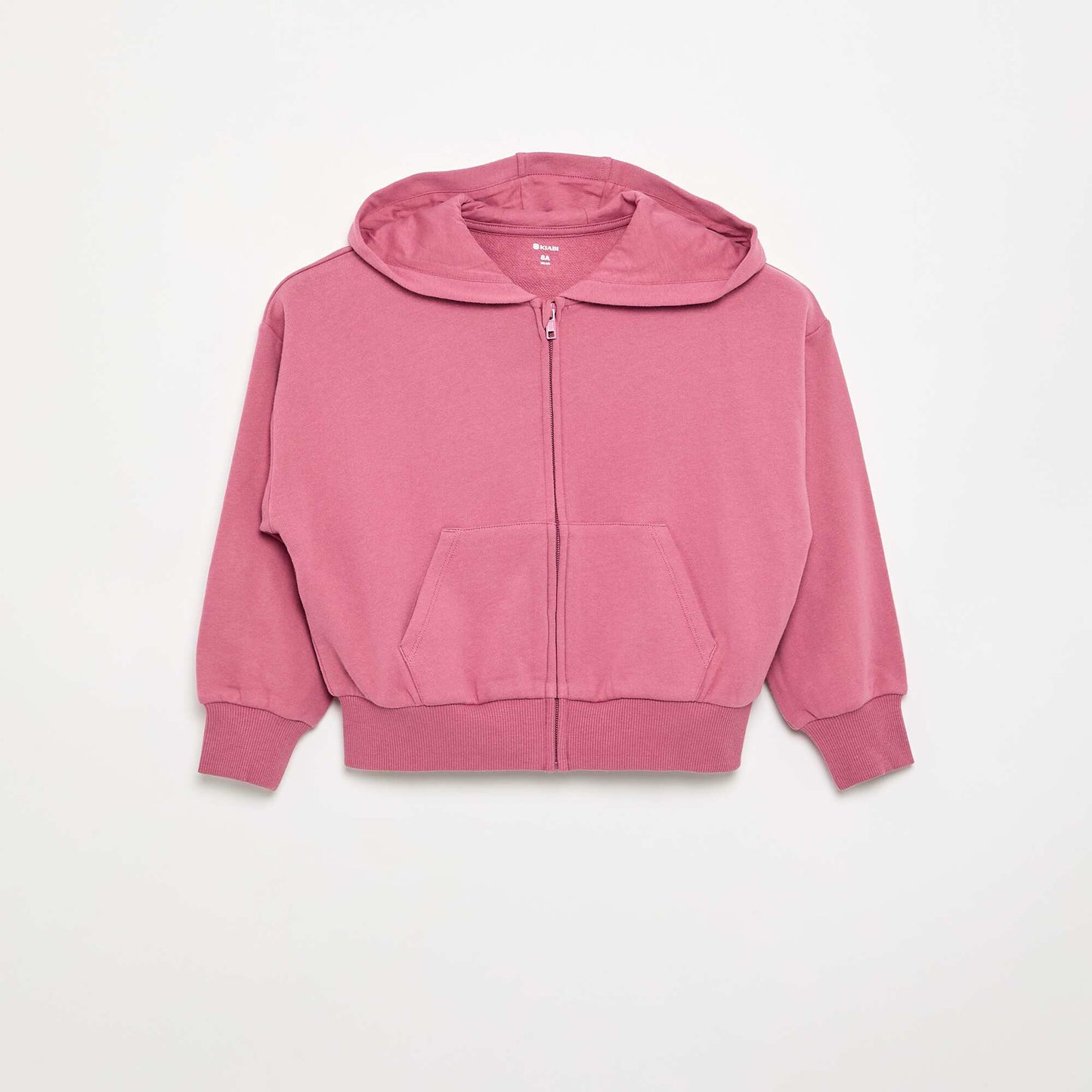 Sweat zippé à capuche ROSE