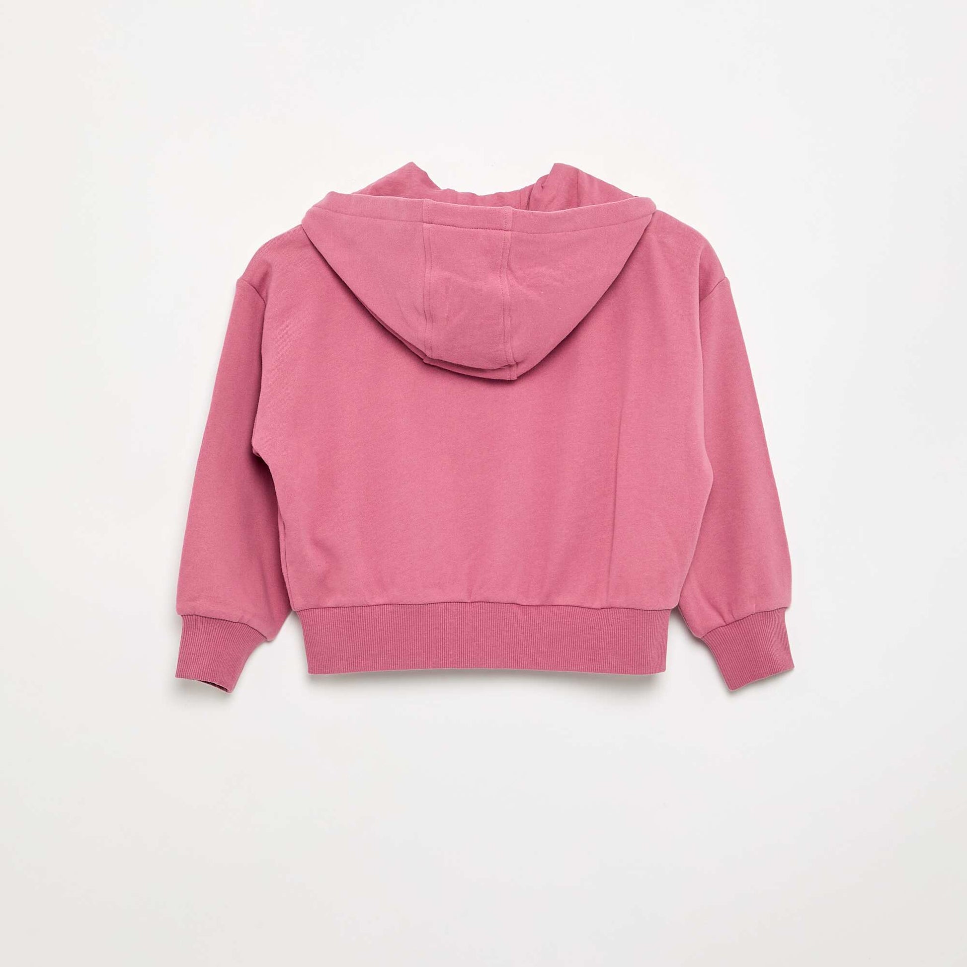 Sweat zippé à capuche ROSE