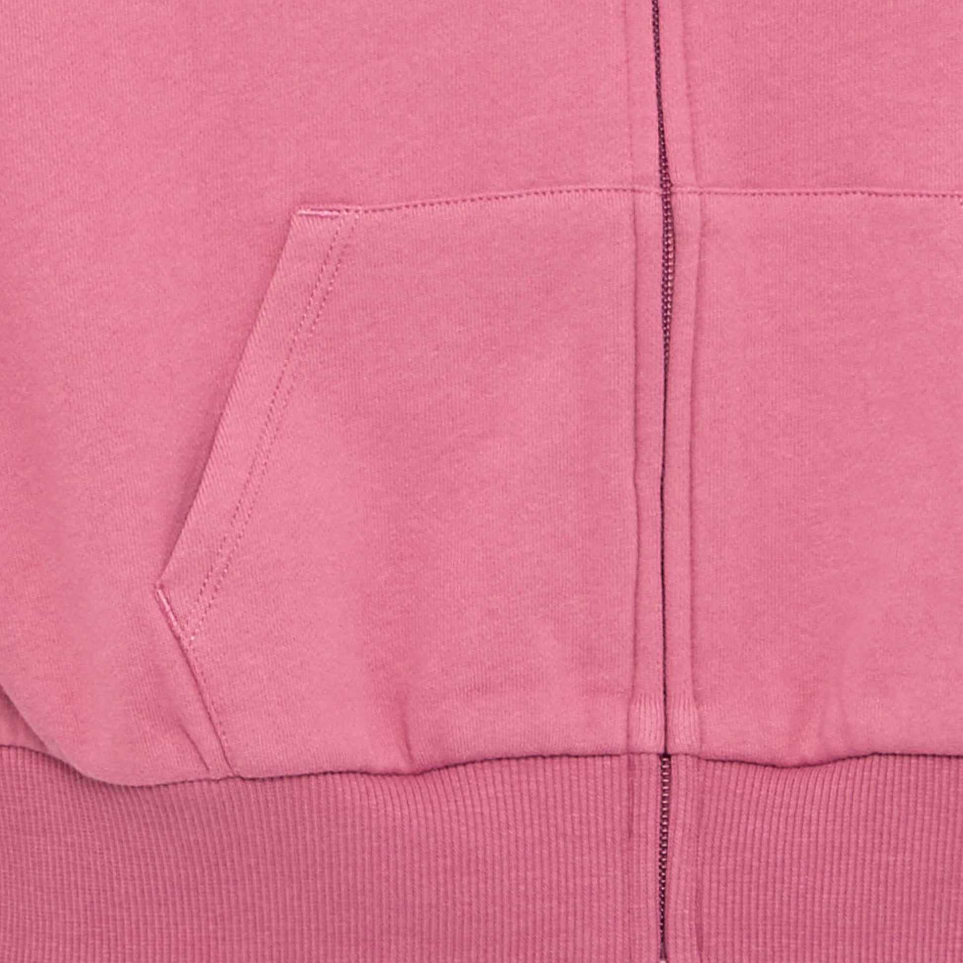 Sweat zippé à capuche ROSE