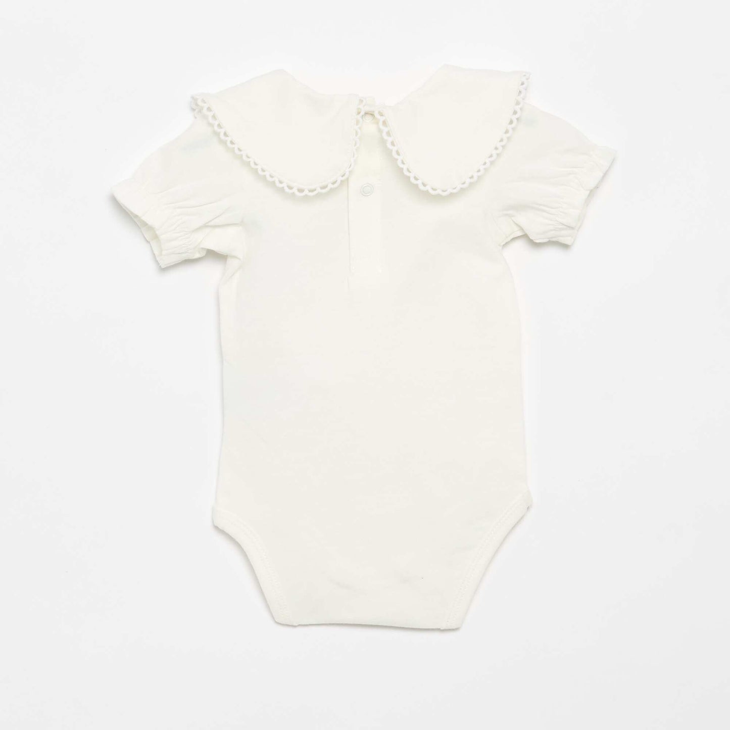 Body avec col fantaisie BLANC