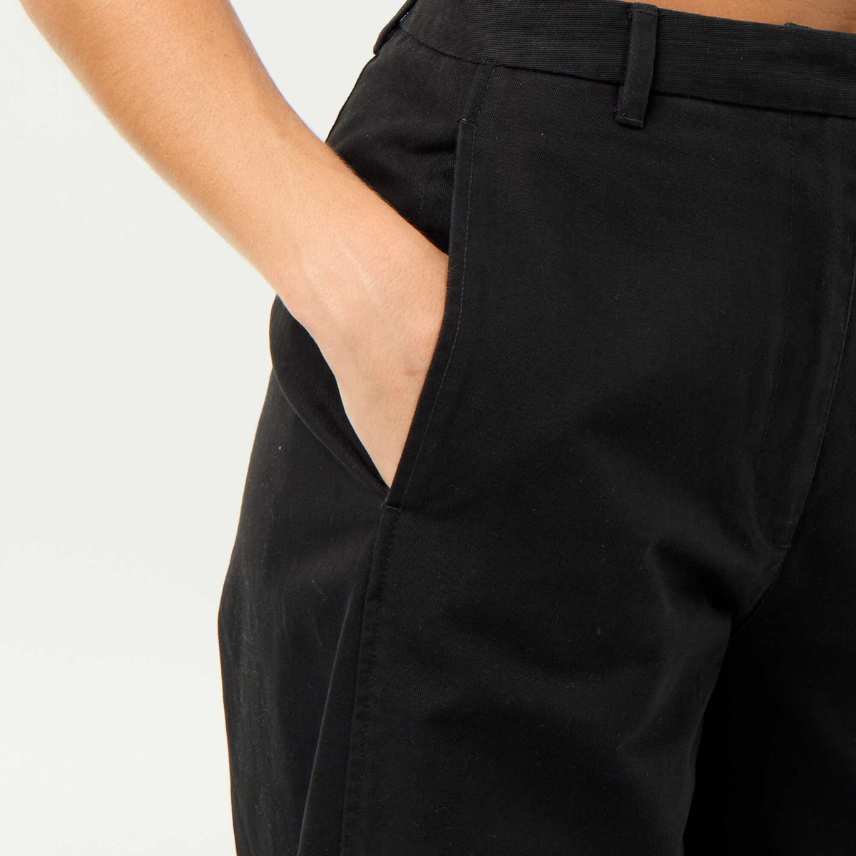 Pantalon large forme barrel NOIR