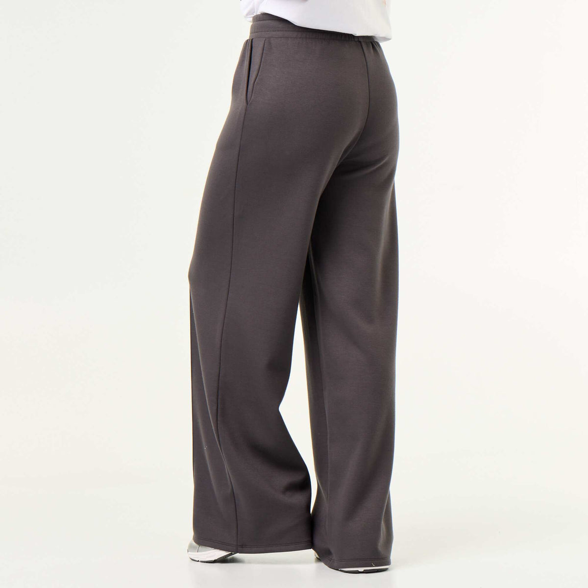 Pantalon large soft touch GRIS FONCé/ANTHRACITE