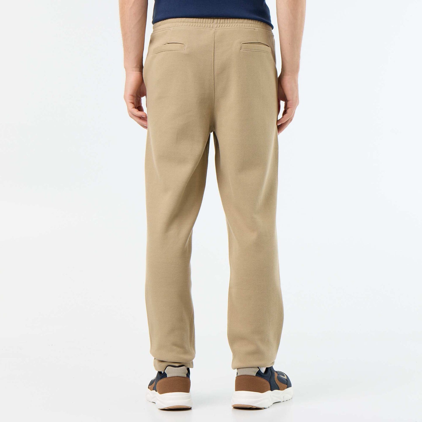 Jogging en maille piquée BEIGE