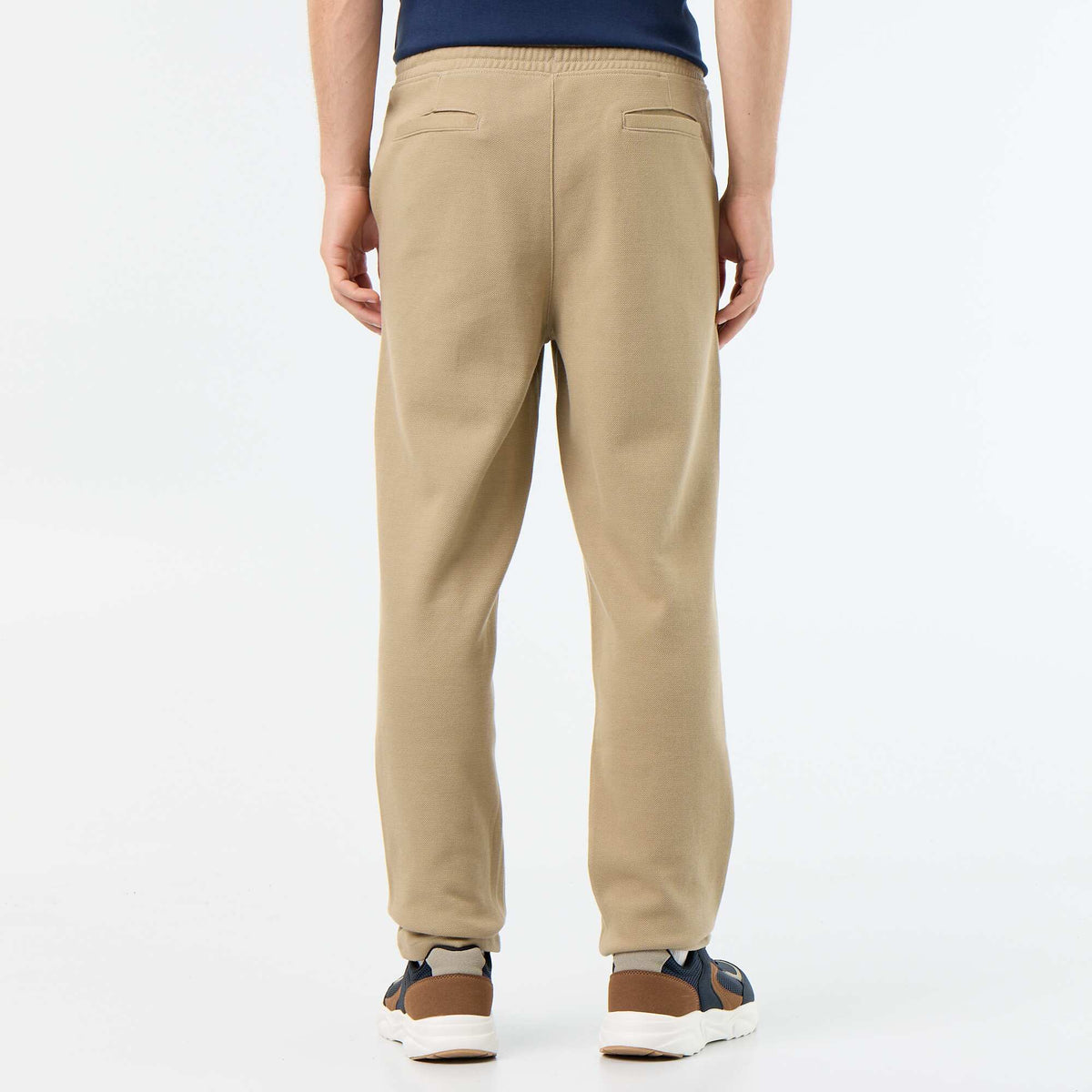 Jogging en maille piquée BEIGE