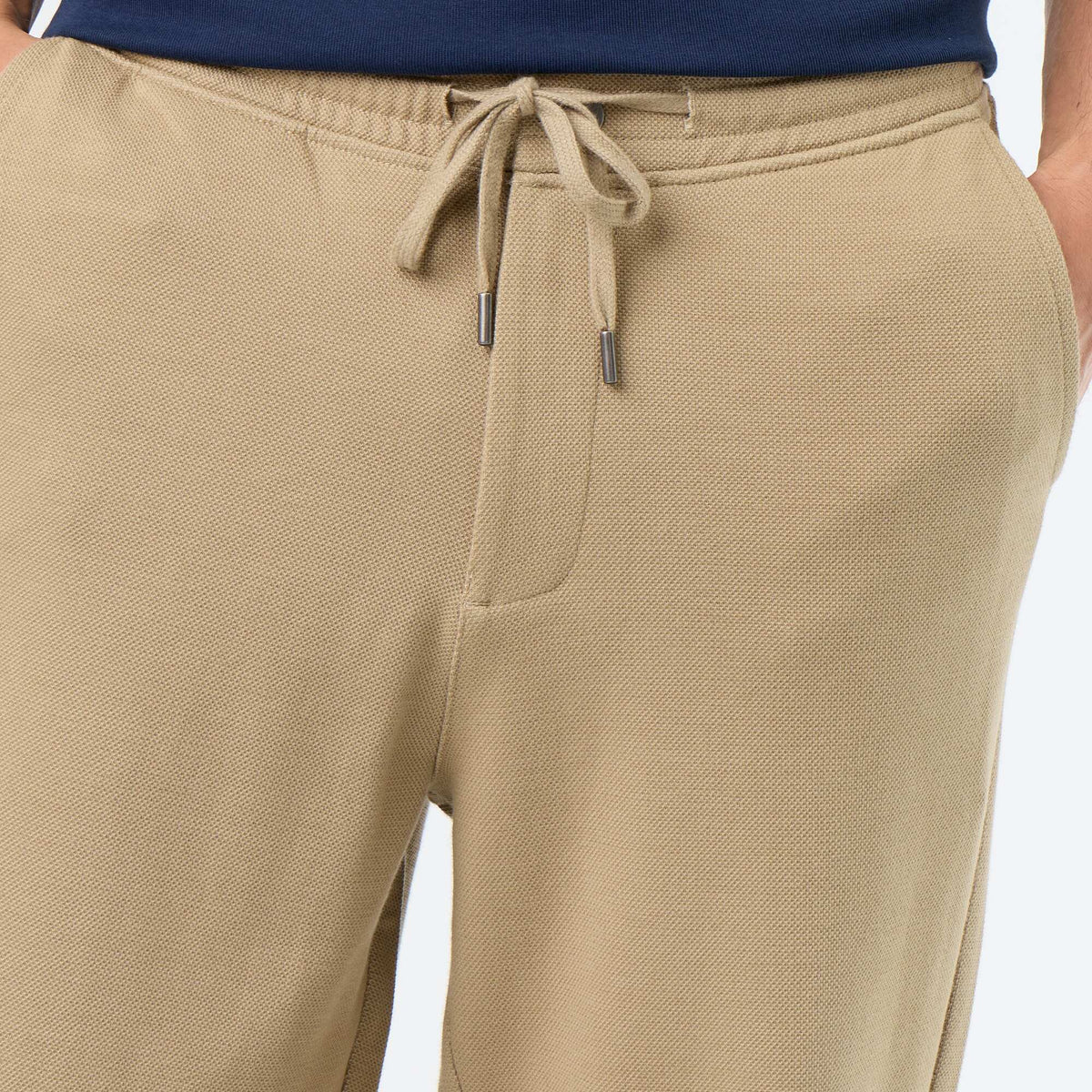 Jogging en maille piquée BEIGE