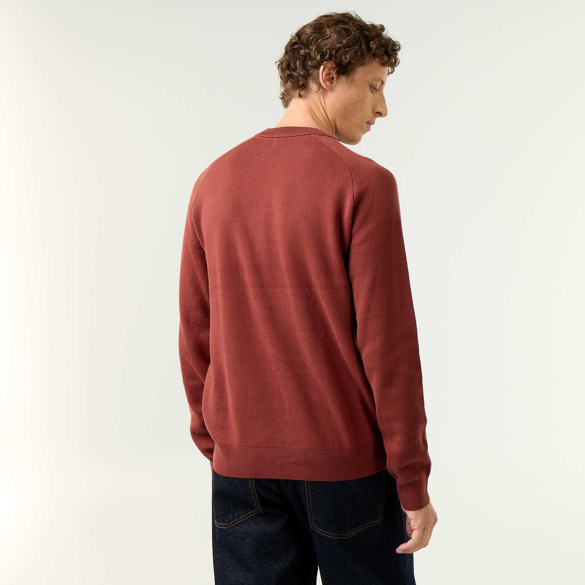 Pull en maille grosse jauge MARRON