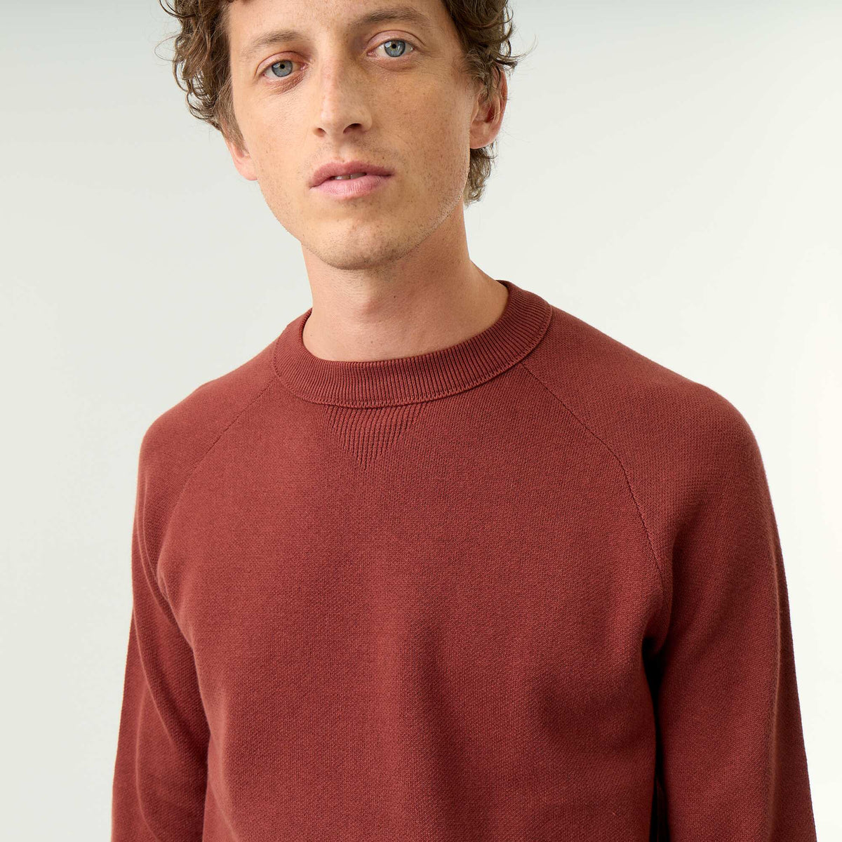 Pull en maille grosse jauge MARRON