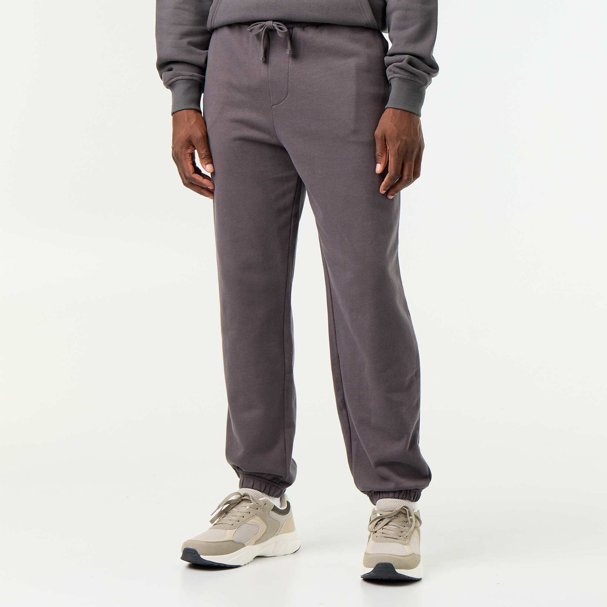Pantalon jogging léger uni GRIS