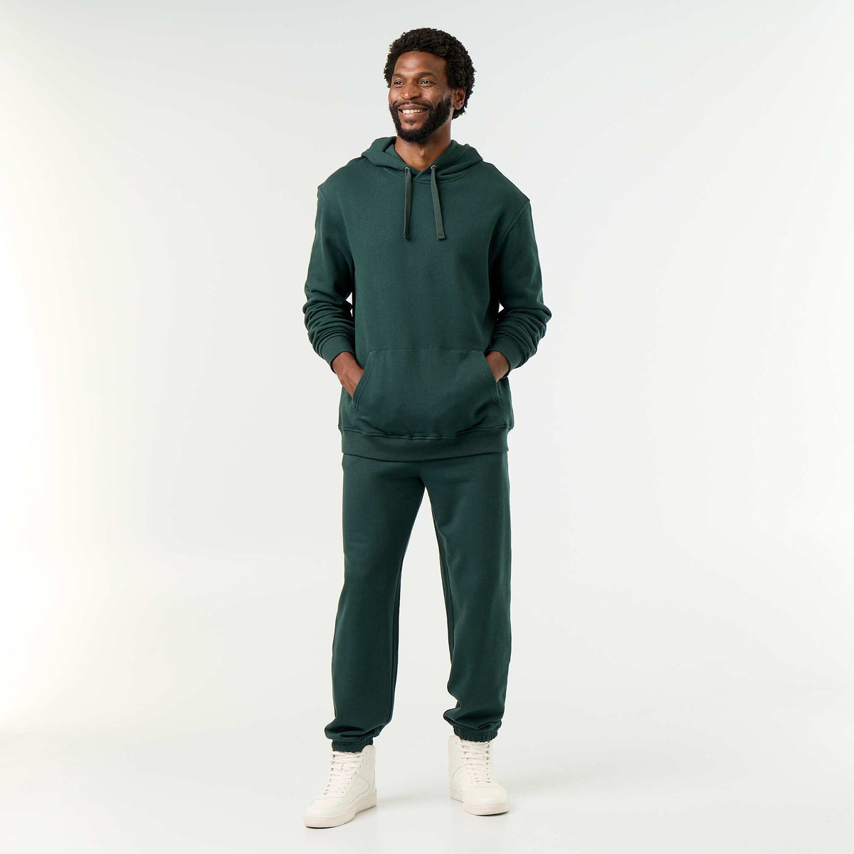 Pantalon jogging léger uni VERT
