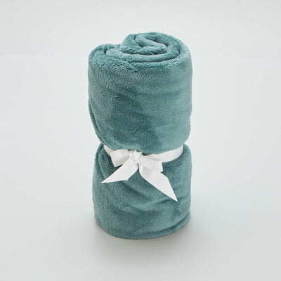 Plaid bébé polaire VErt
