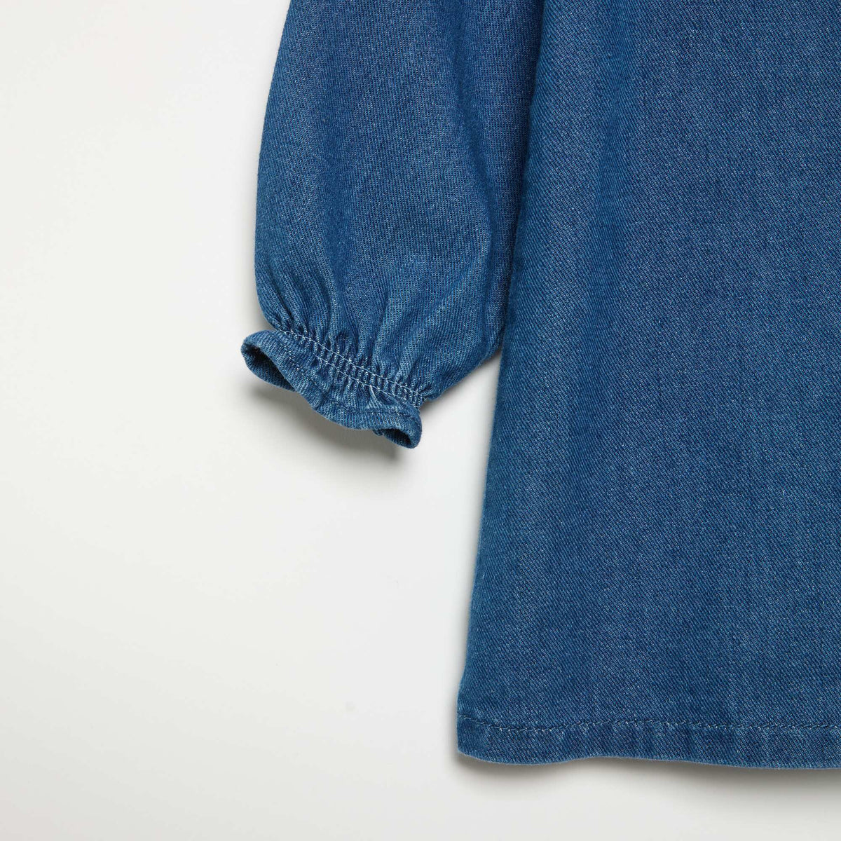 Robe en denim BLEU