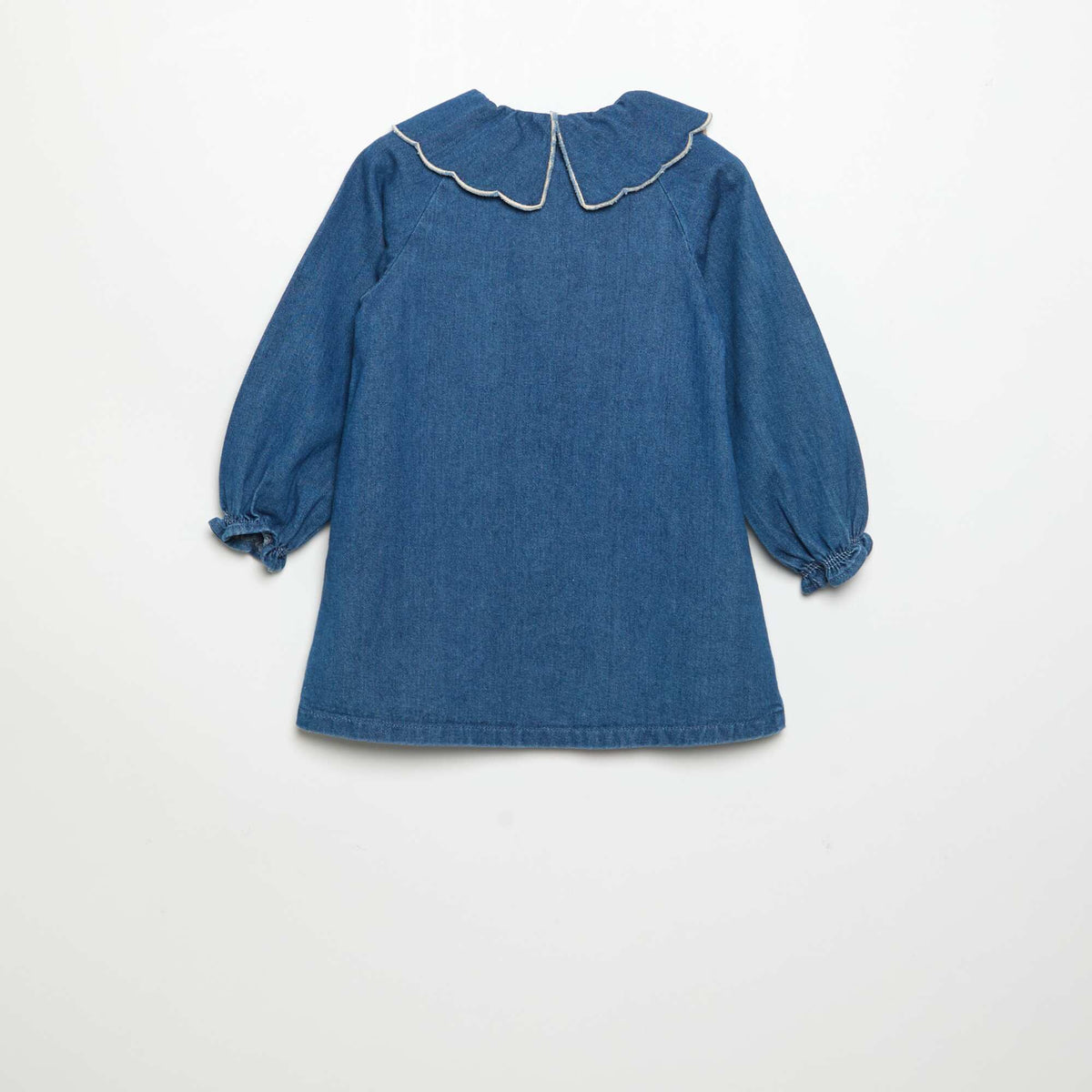Robe en denim BLEU