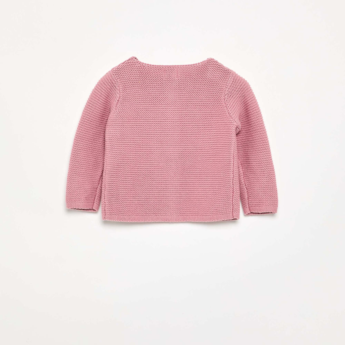 Gilet au point mousse ROSE