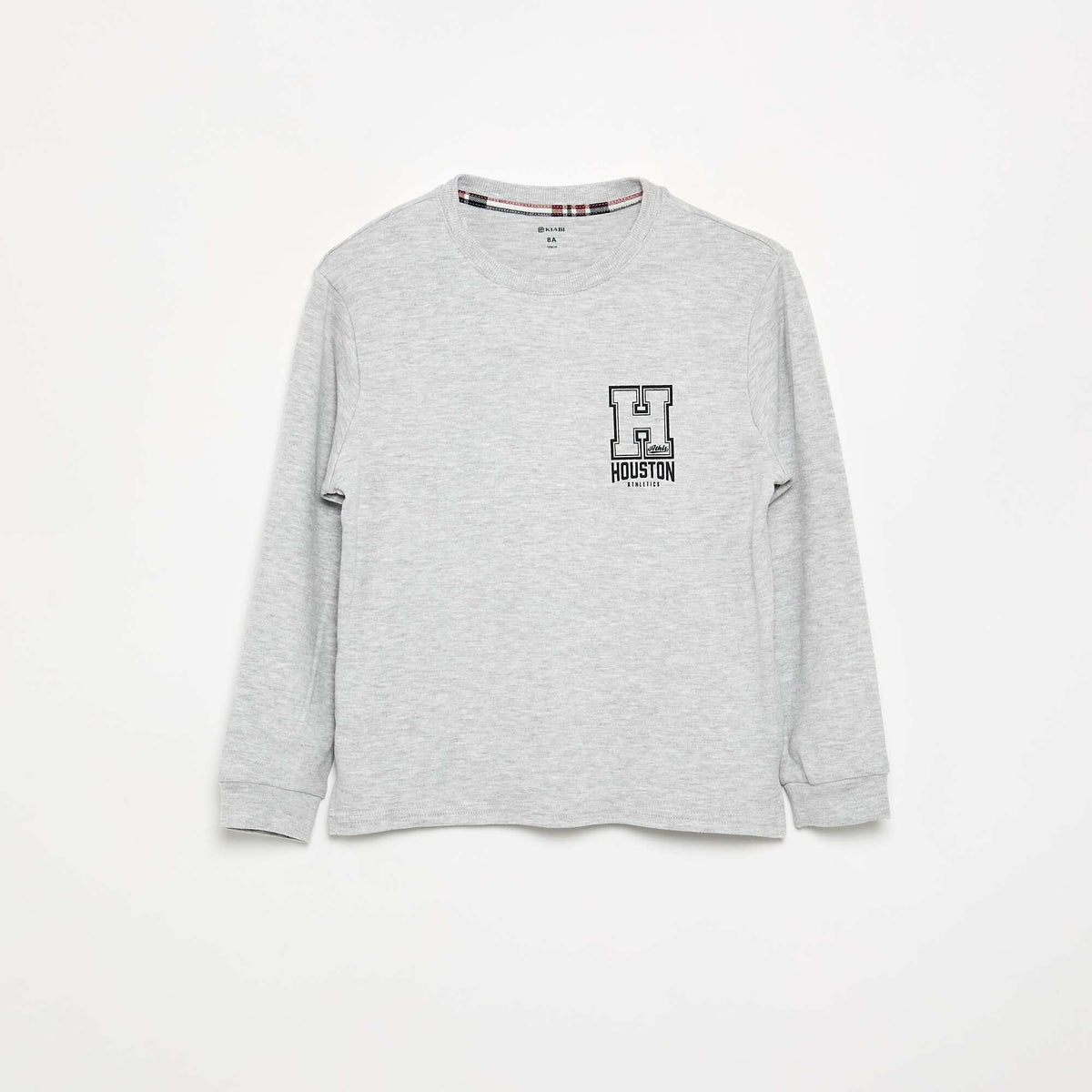 Pyjama 2 pièces - T-shirt à manches longues + Pantalon GRIS