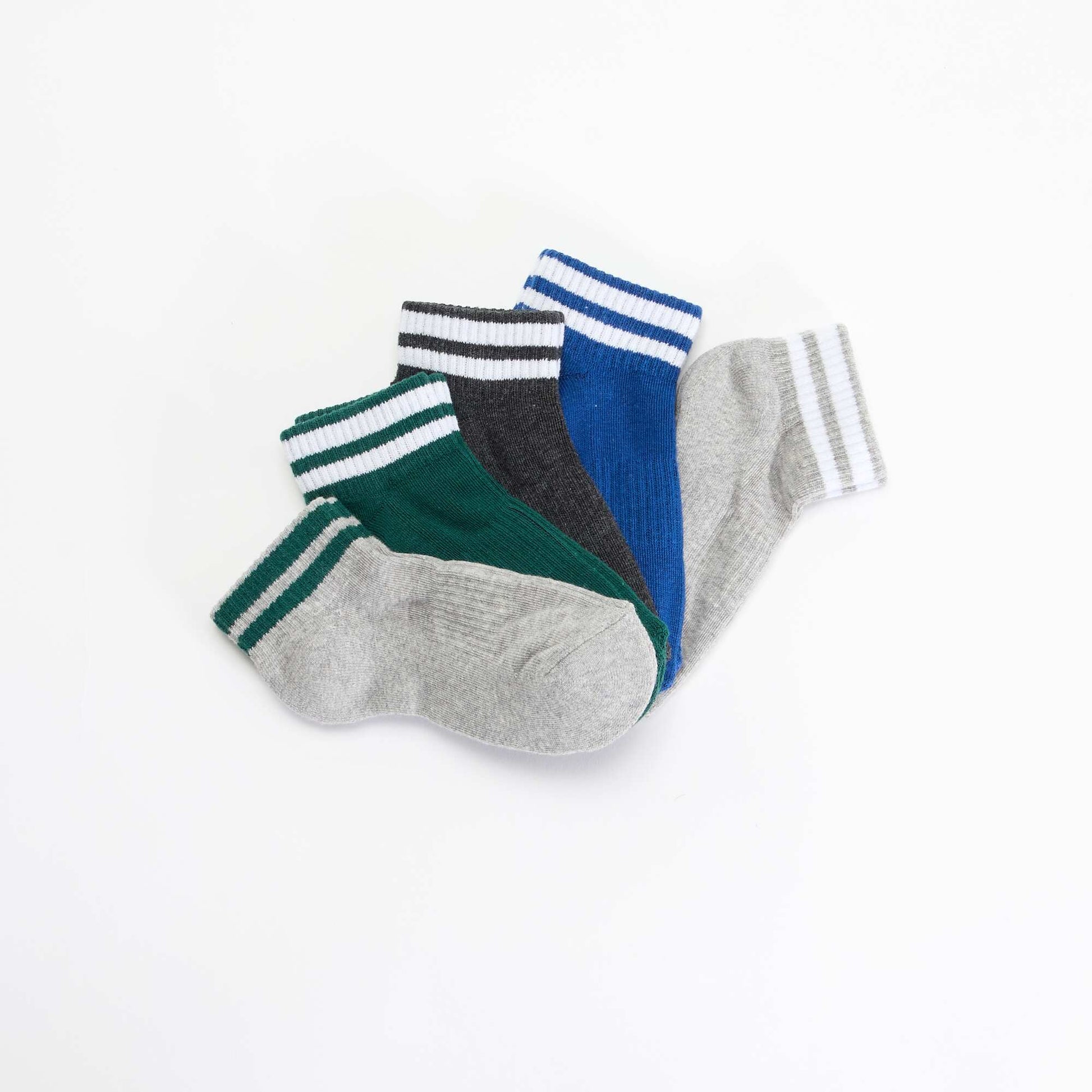 Lot de 5 chaussettes de sport GRIS