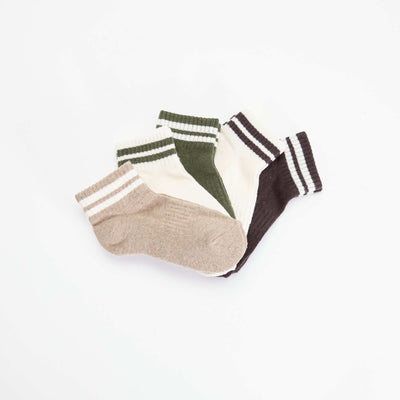 Lot de 5 chaussettes de sport BEIGE