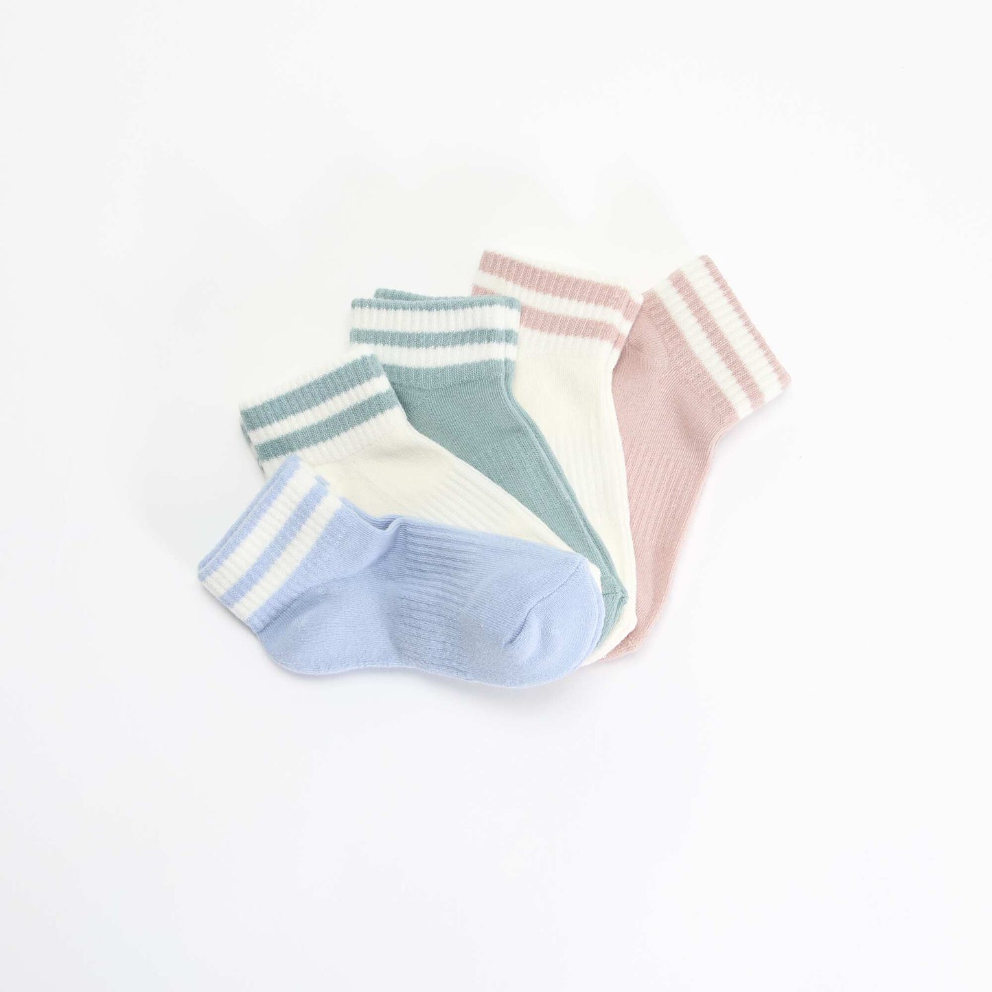 Lot de 5 chaussettes de sport BLEU
