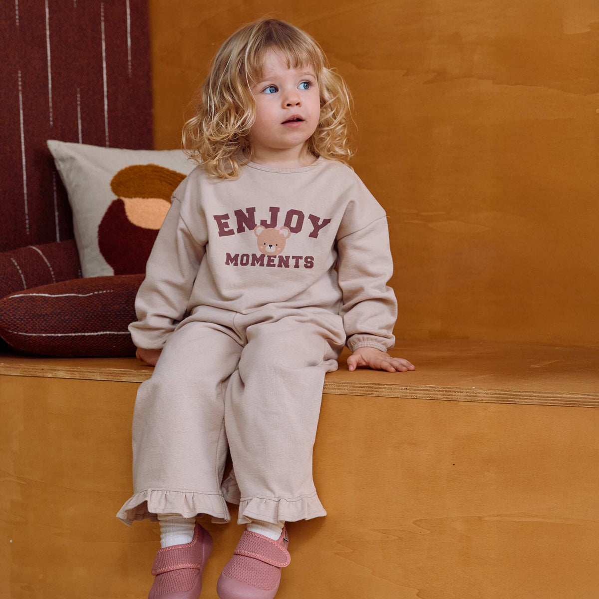 Ensemble 2 pièces en molleton BEIGE