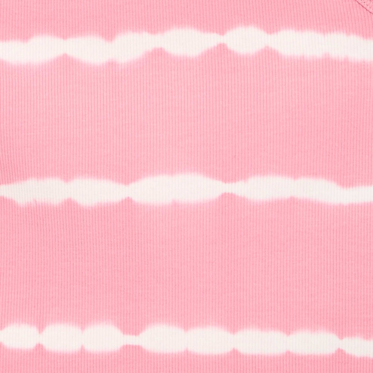 Débardeur avec imprimé rayé tie and dye ROSE
