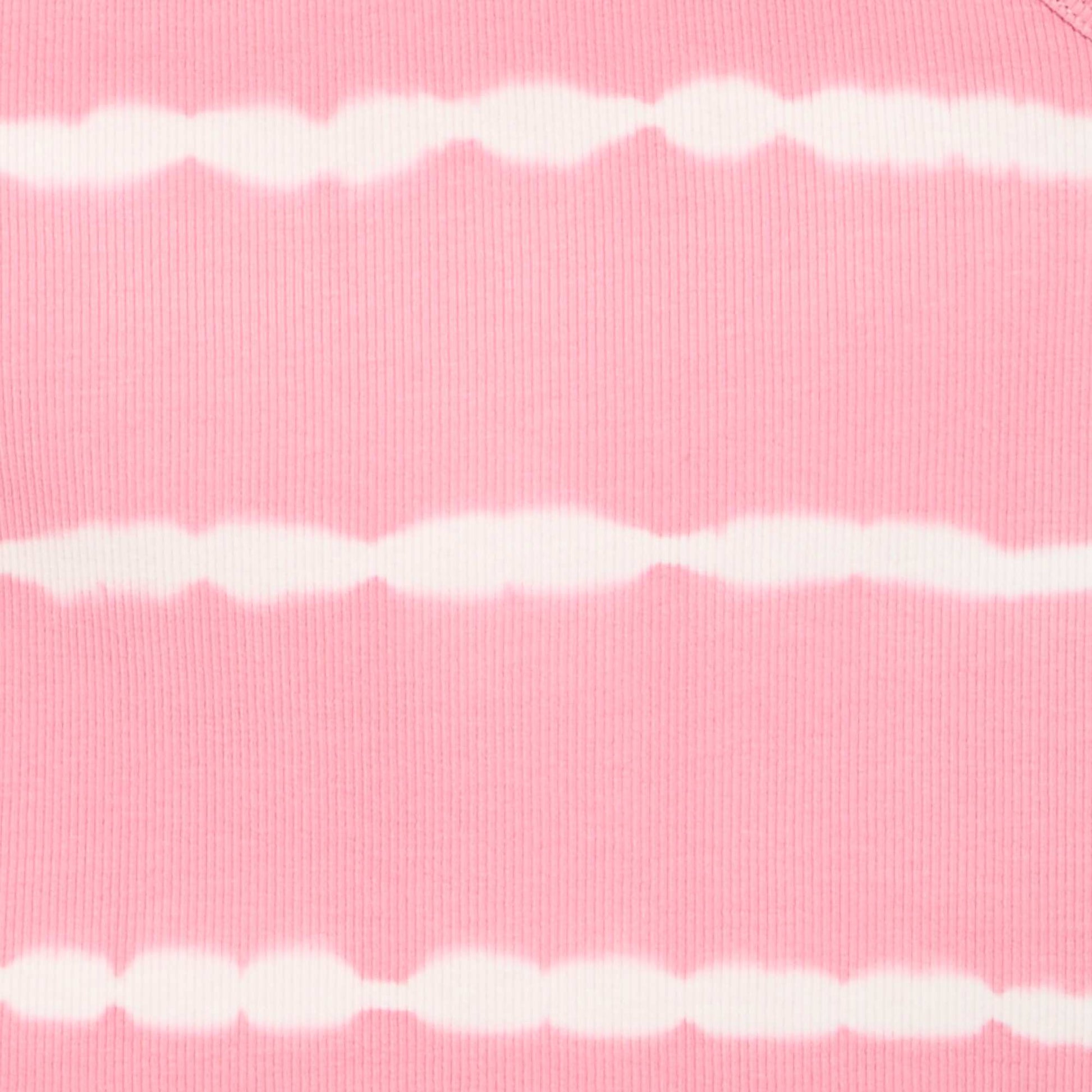 Débardeur avec imprimé rayé tie and dye ROSE