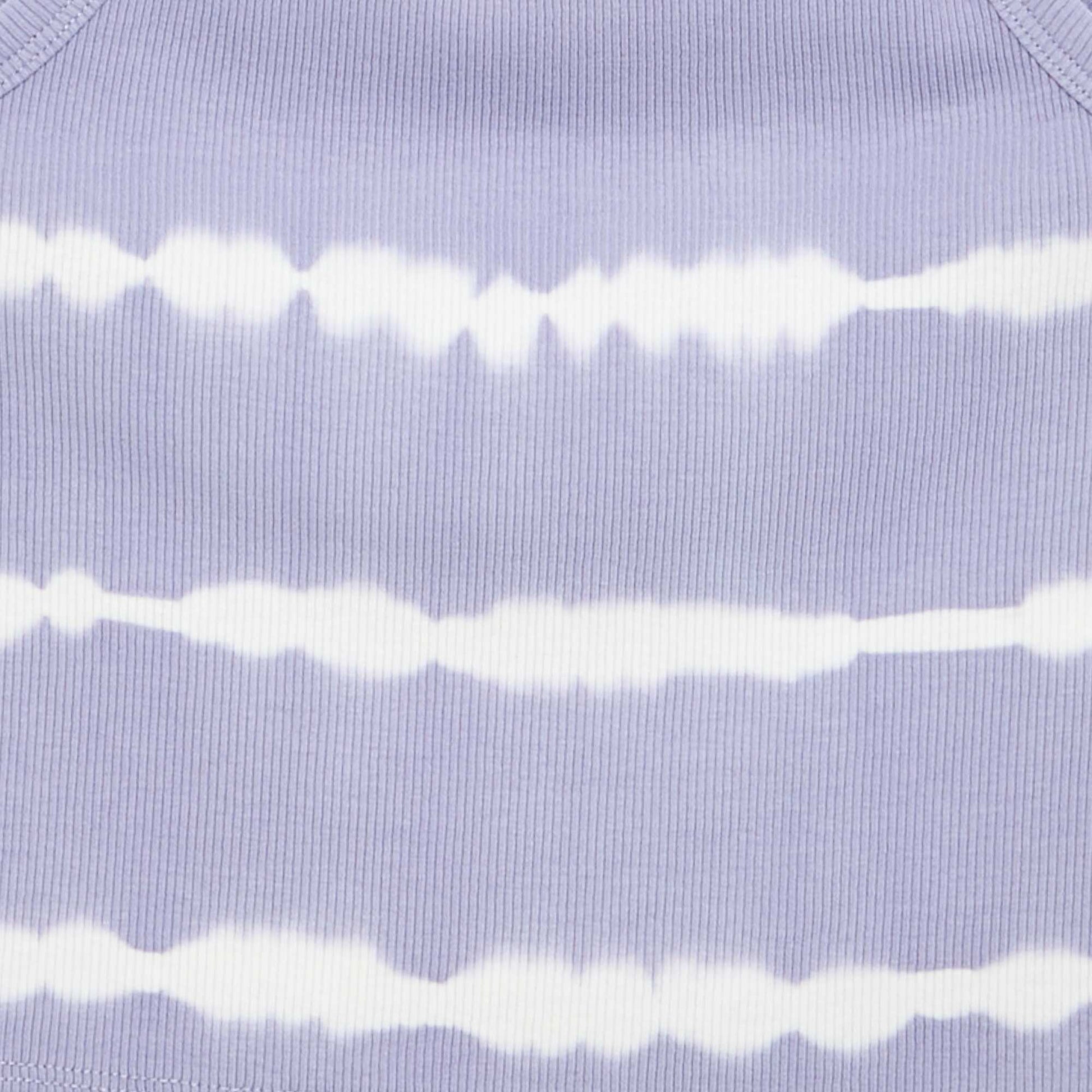Débardeur avec imprimé rayé tie and dye VIOLET