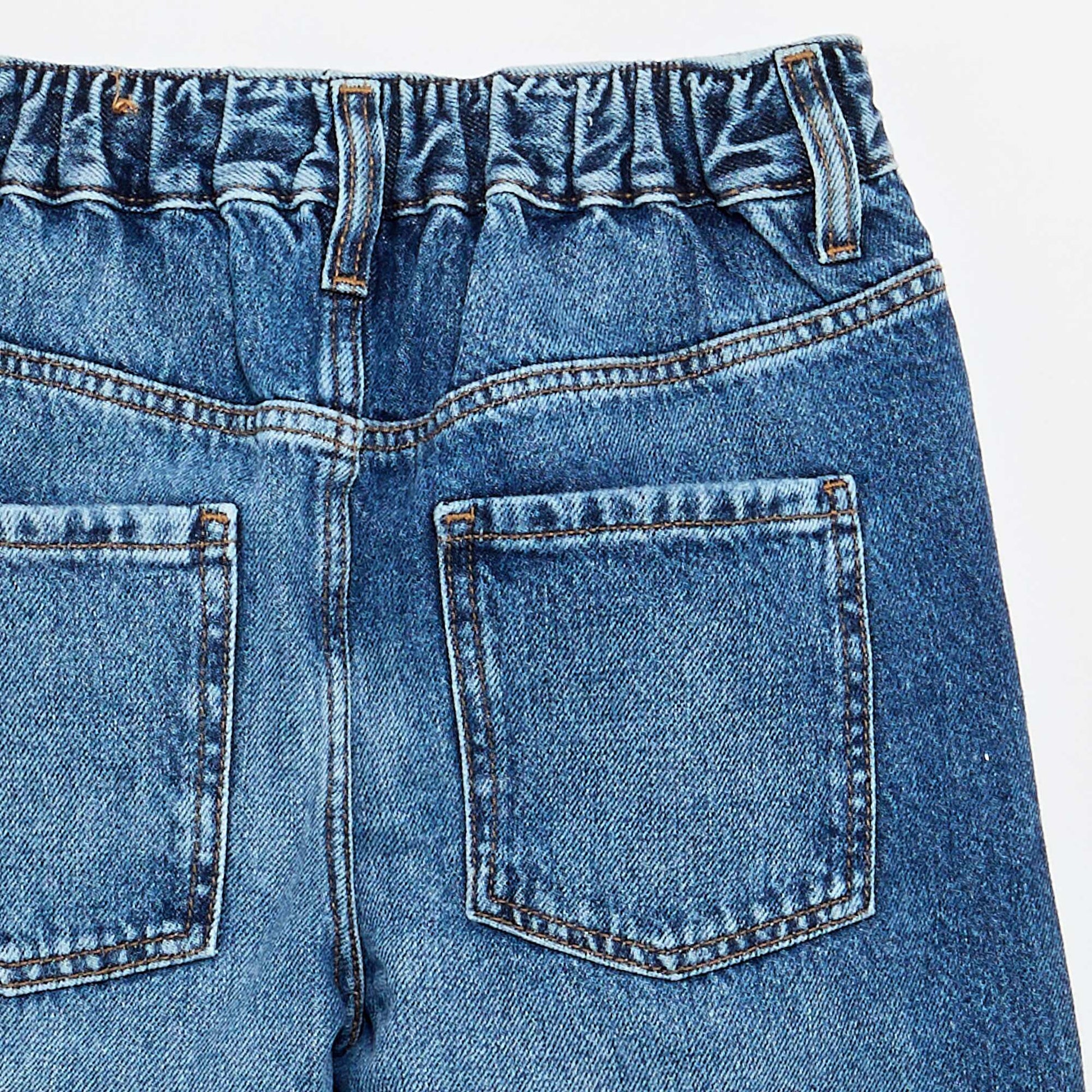 Pantalon en jean large BLEU