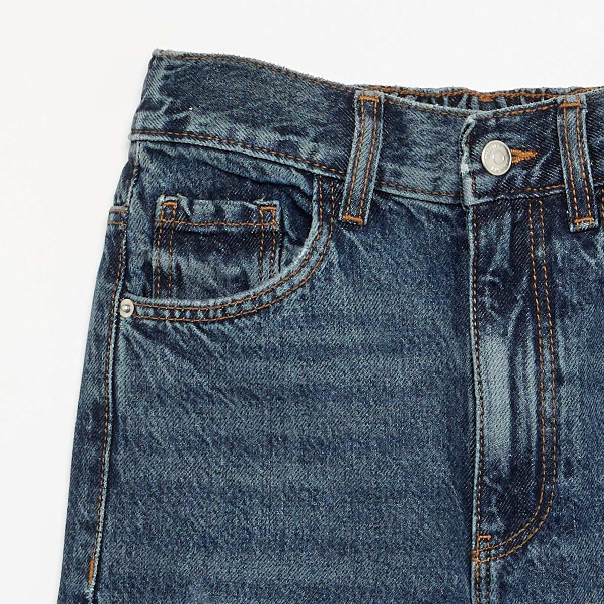 Pantalon en jean large BLEU