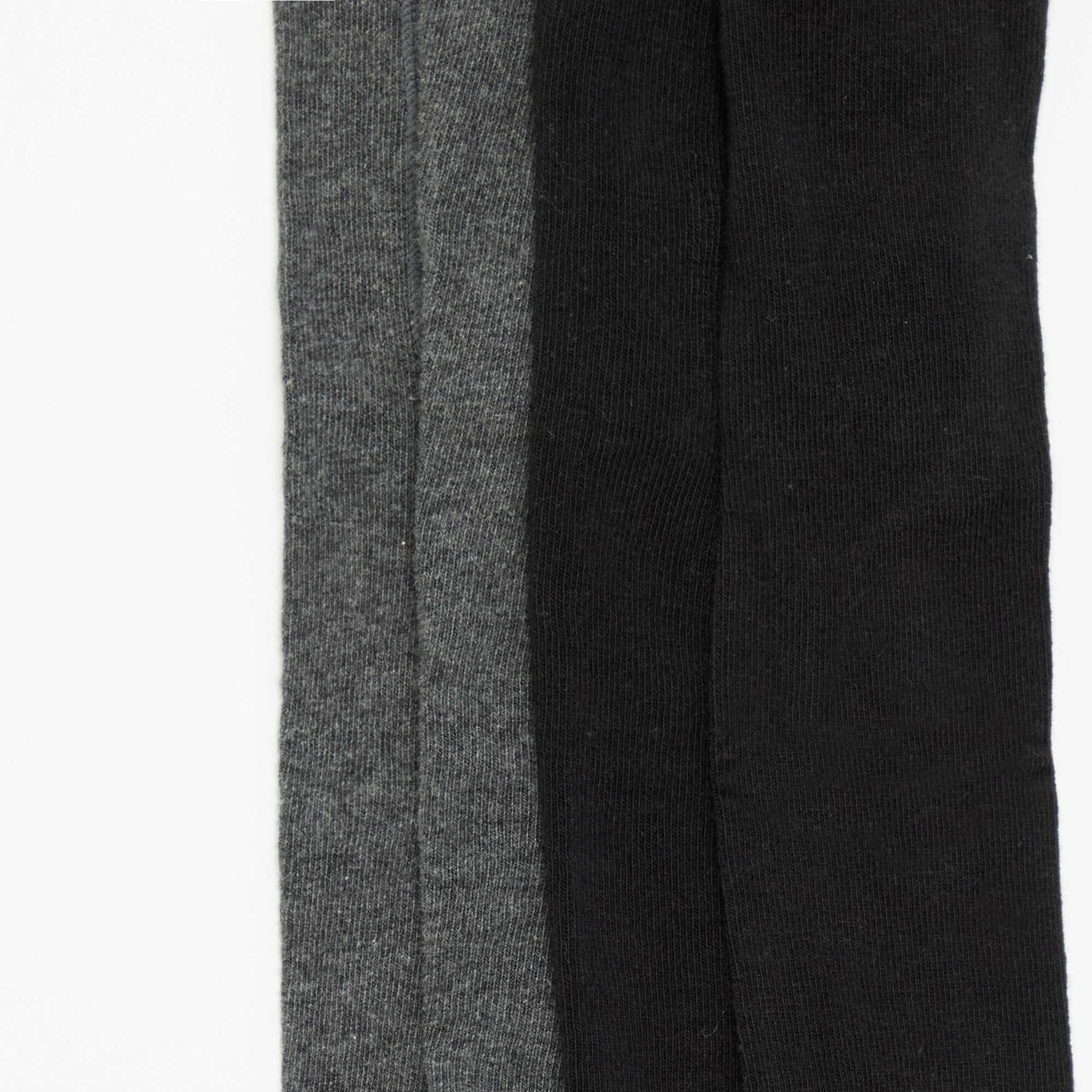 Lot de 2 paires de collants GRIS