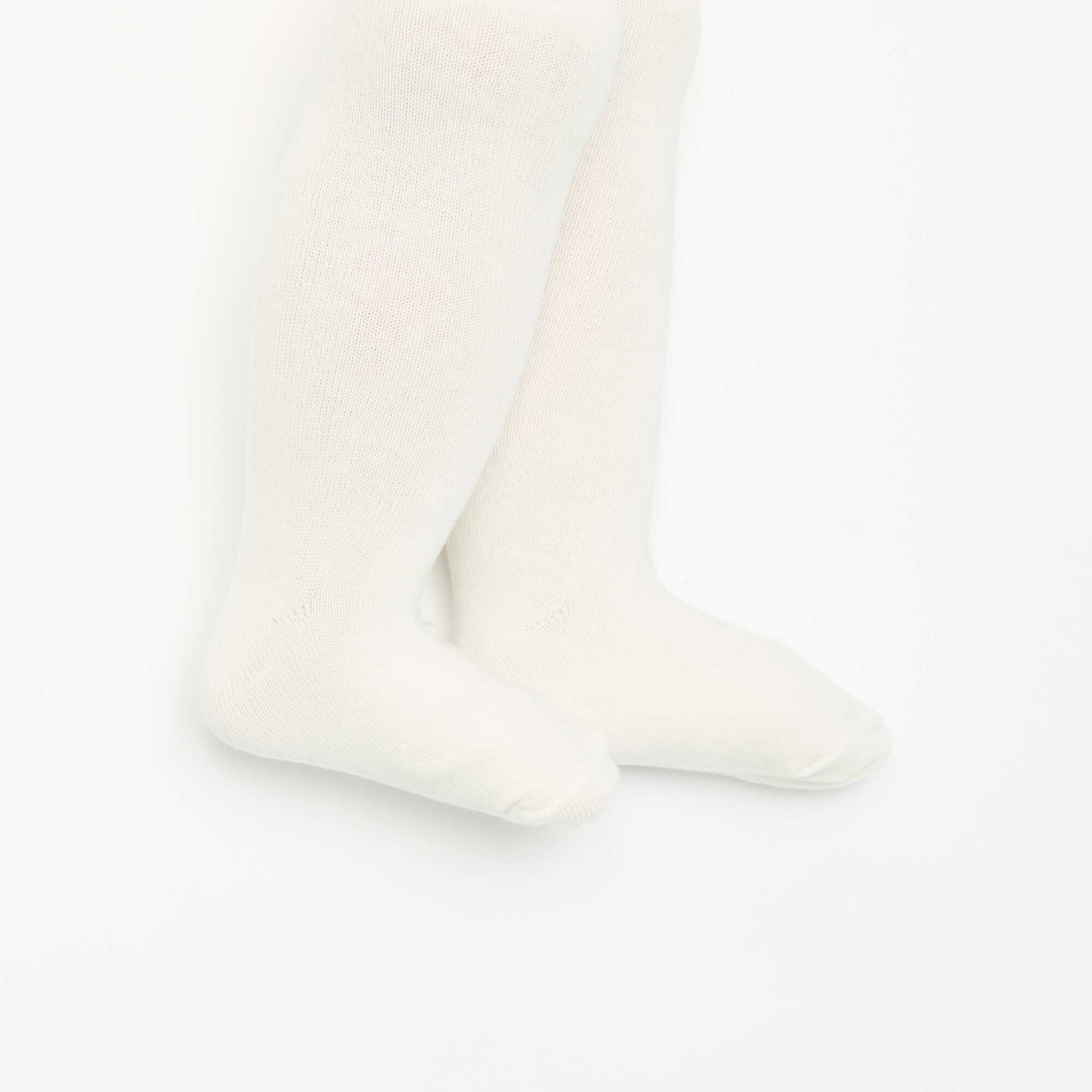 Lot de 2 paires de collants BLANC