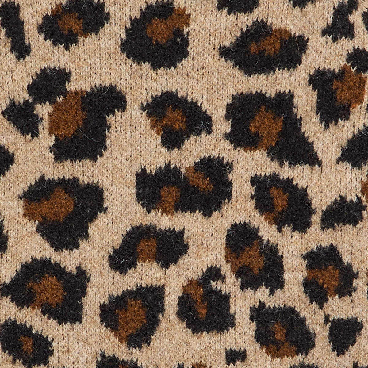 Pull imprimé 'léopard' BEIGE