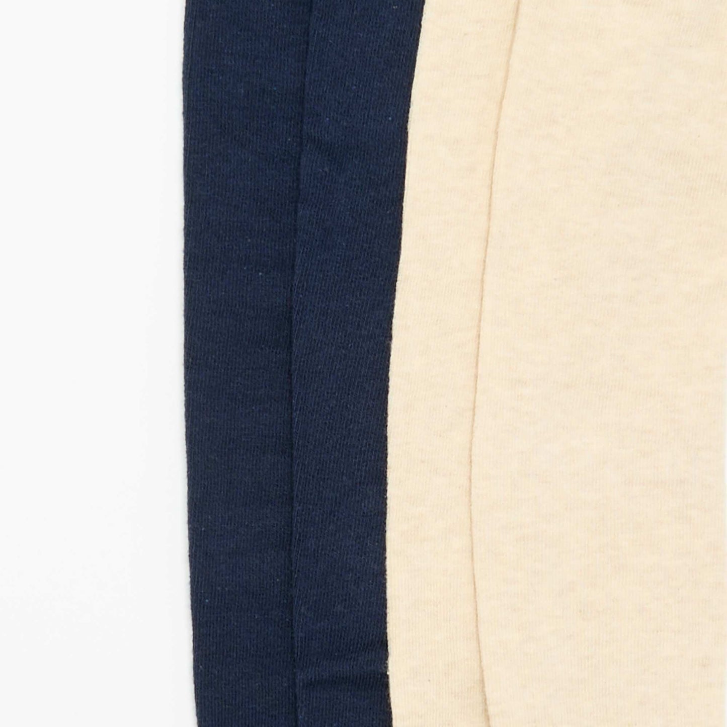 Lot de 2 paires de collants unies BLEU