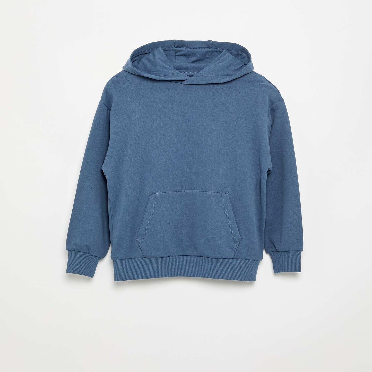 Sweat à capuche avec poche kangourou BLEU