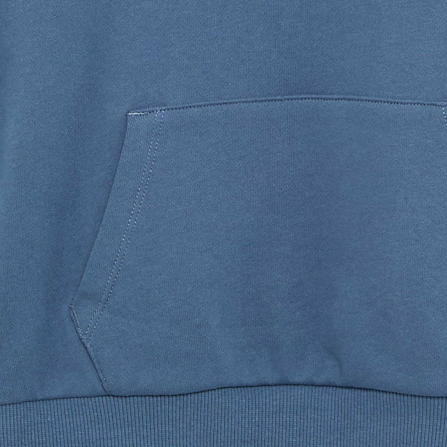 Sweat à capuche avec poche kangourou BLEU