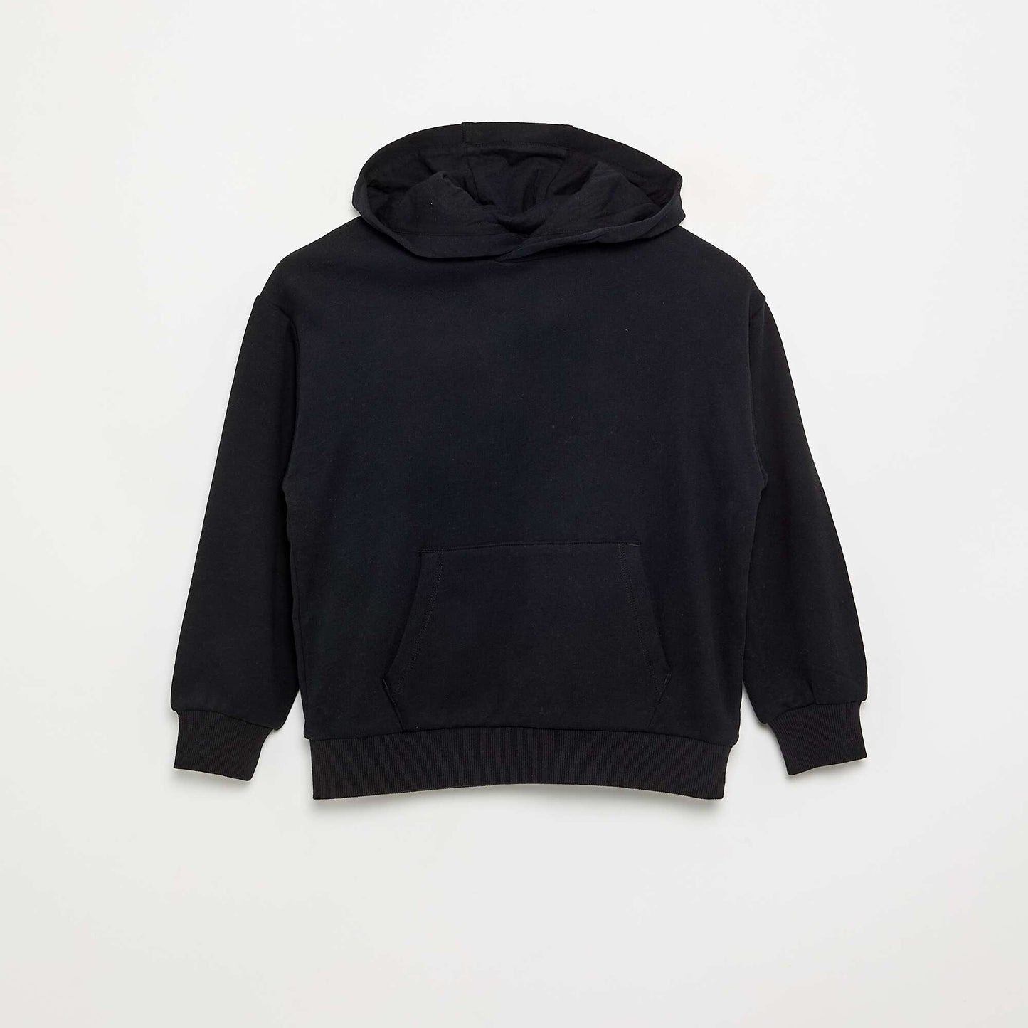 Sweat à capuche avec poche kangourou NOIR