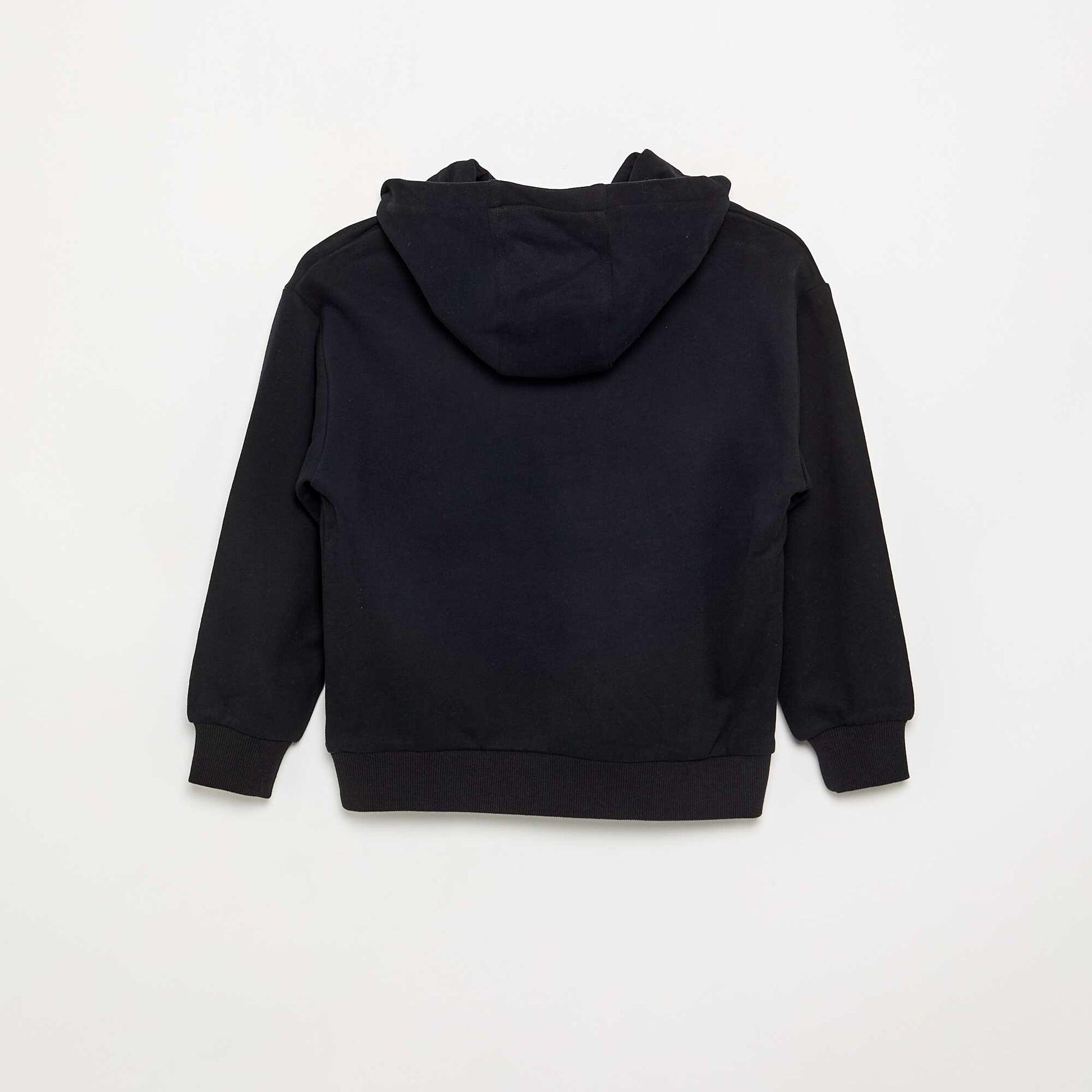 Sweat à capuche avec poche kangourou NOIR
