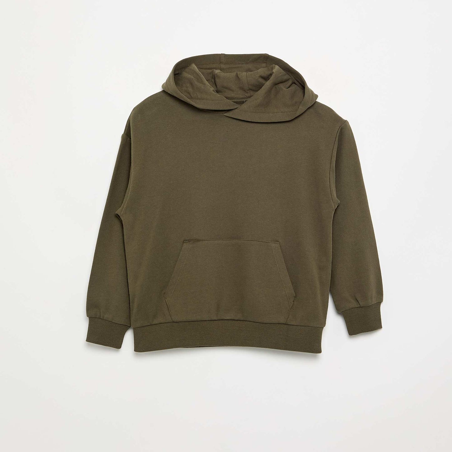 Sweat à capuche avec poche kangourou KAKI